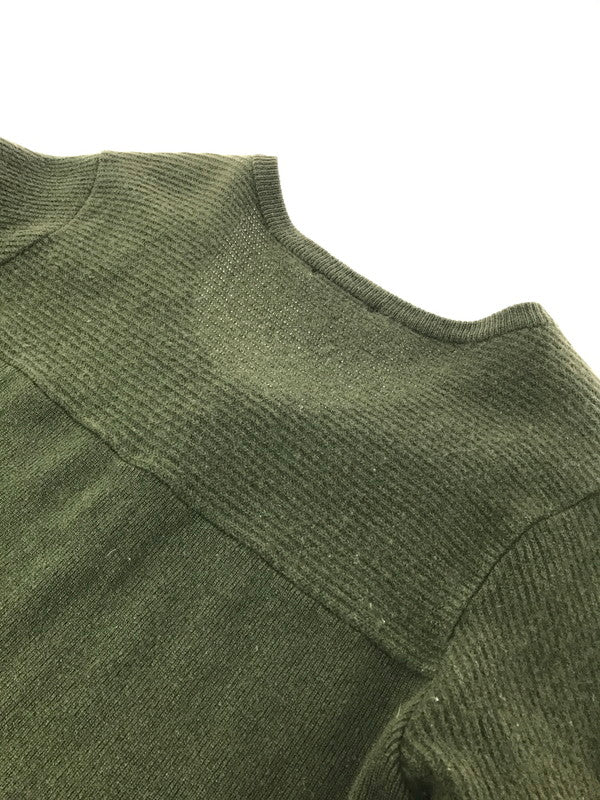 【中古品】【メンズ】 THE TERRITORY AHEAD ザ テリトリー アヘッド 90's～ MERINO WOOL KNIT SWEATER 90年代～ ウールニット セーター トップス 146-260825-rt-07-tagh サイズ：3 カラー：カーキ 万代Net店