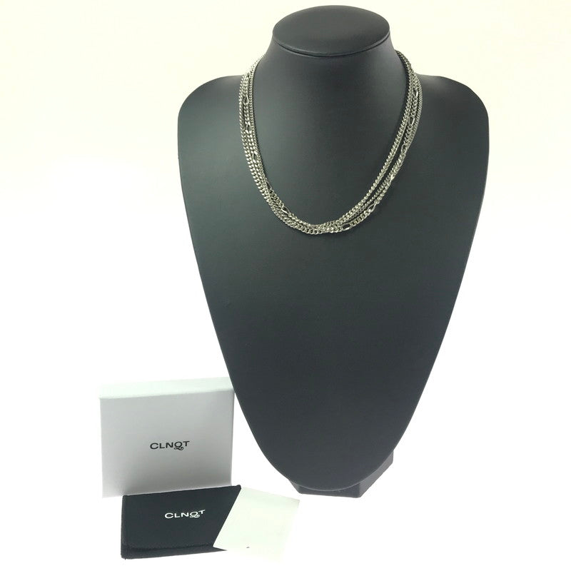 【中古品】【メンズ】 JUSTINE CLENQUET ジュスティーヌ・クランケ SIMON NECKLACE PALLADIUM 34JC01SIMON サイモン ネックレス アクセサリー 192-260906-rt-22-tagh カラー：シルバー 万代Net店
