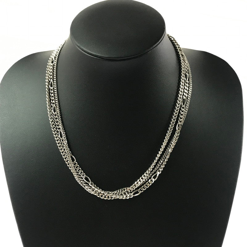 【中古品】【メンズ】 JUSTINE CLENQUET ジュスティーヌ・クランケ SIMON NECKLACE PALLADIUM 34JC01SIMON サイモン ネックレス アクセサリー 192-260906-rt-22-tagh カラー：シルバー 万代Net店