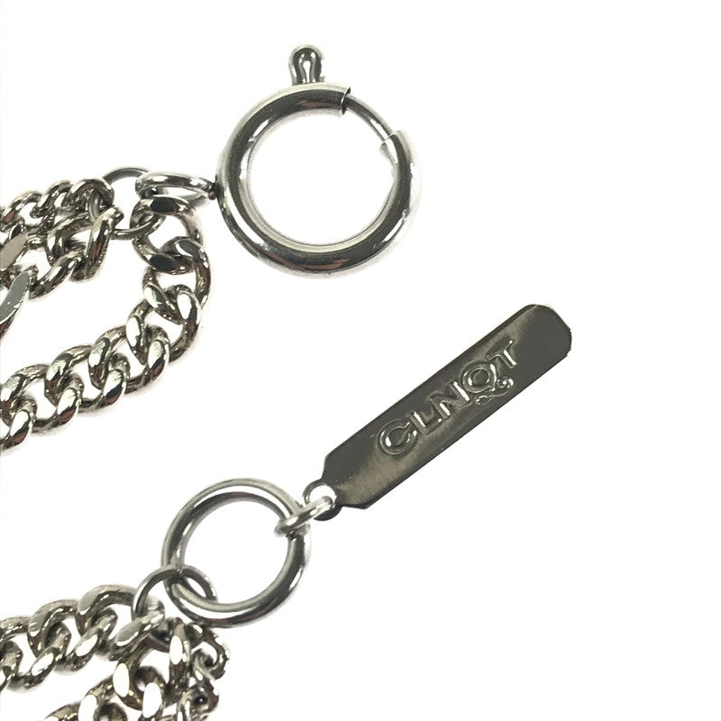 【中古品】【メンズ】 JUSTINE CLENQUET ジュスティーヌ・クランケ SIMON NECKLACE PALLADIUM 34JC01SIMON サイモン ネックレス アクセサリー 192-260906-rt-22-tagh カラー：シルバー 万代Net店