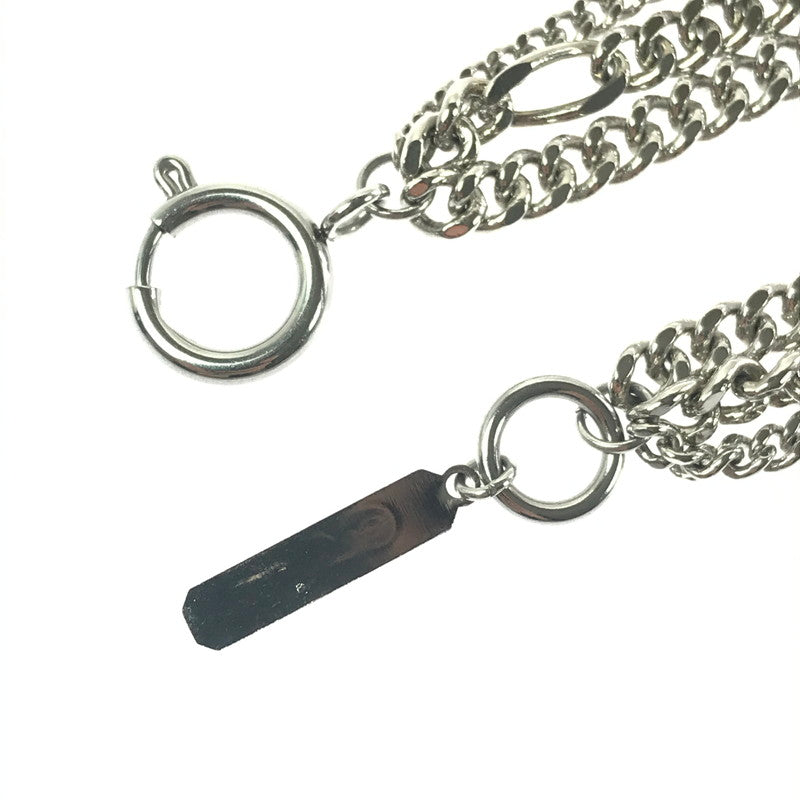 【中古品】【メンズ】 JUSTINE CLENQUET ジュスティーヌ・クランケ SIMON NECKLACE PALLADIUM 34JC01SIMON サイモン ネックレス アクセサリー 192-260906-rt-22-tagh カラー：シルバー 万代Net店