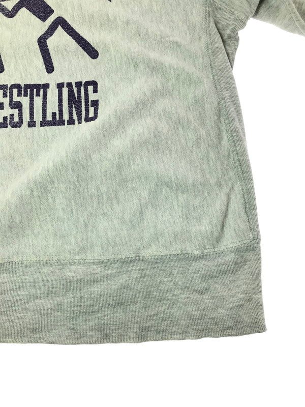 【現状渡し品】【メンズ】 CHAMPION チャンピオン 80's REVERSE WEAVE CREW NECK SWEATSHIRT NORTHERN IOWA WRESTLING 80年代 スウェット トレーナー 146-260825-rt-05-tagh サイズ：L カラー：グレー 万代Net店