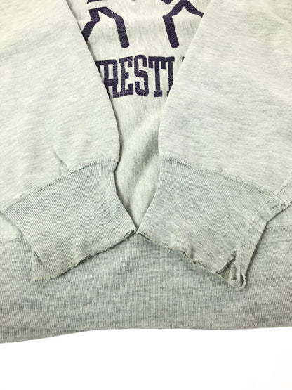 【現状渡し品】【メンズ】 CHAMPION チャンピオン 80's REVERSE WEAVE CREW NECK SWEATSHIRT NORTHERN IOWA WRESTLING 80年代 スウェット トレーナー 146-260825-rt-05-tagh サイズ：L カラー：グレー 万代Net店