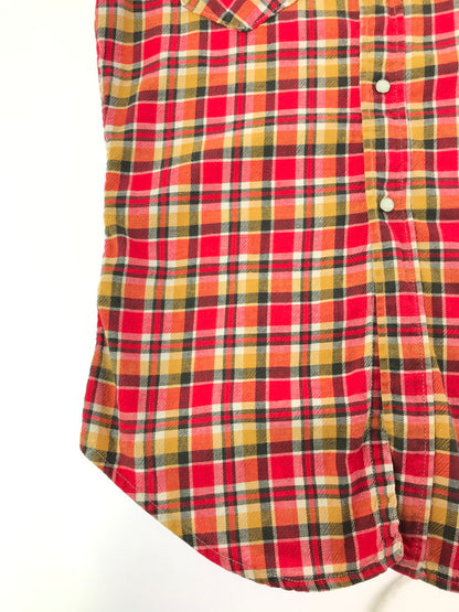 【中古品】【メンズ】 RANCHCRAFT ランチクラフト 60～70's WESTERN PLAID SHIRT VDR991 ウエスタン シャツ 長袖シャツ ヴィンテージ 146-260825-rt-04-tagh サイズ：不明 下記参照 カラー：レッド 万代Net店