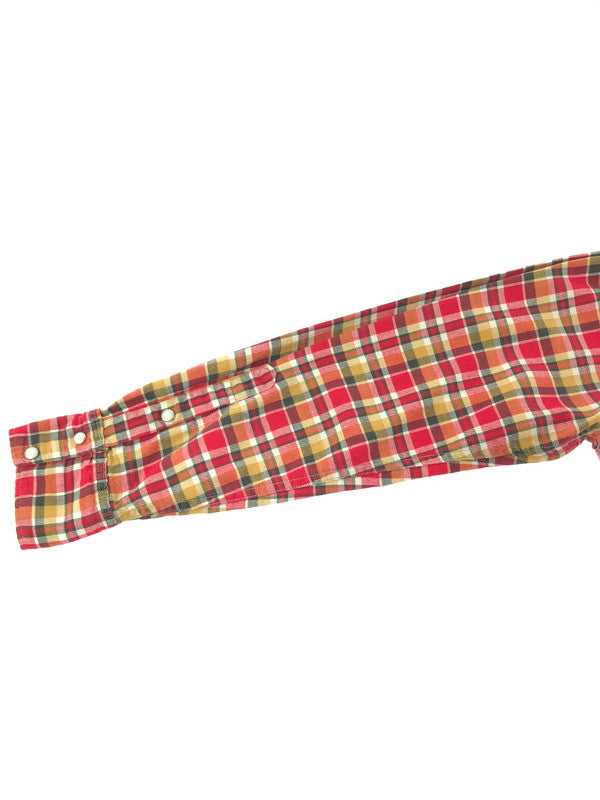 【中古品】【メンズ】 RANCHCRAFT ランチクラフト 60～70's WESTERN PLAID SHIRT VDR991 ウエスタン シャツ 長袖シャツ ヴィンテージ 146-260825-rt-04-tagh サイズ：不明 下記参照 カラー：レッド 万代Net店