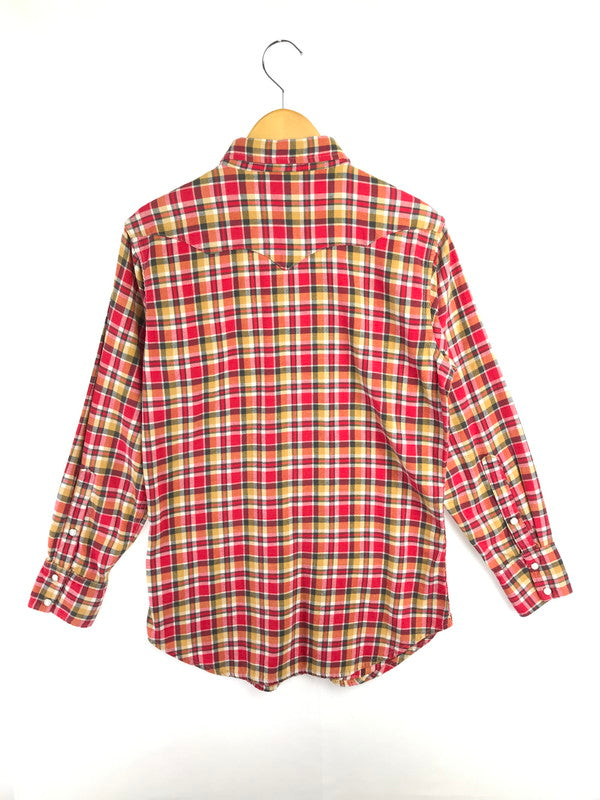 【中古品】【メンズ】 RANCHCRAFT ランチクラフト 60～70's WESTERN PLAID SHIRT VDR991 ウエスタン シャツ 長袖シャツ ヴィンテージ 146-260825-rt-04-tagh サイズ：不明 下記参照 カラー：レッド 万代Net店