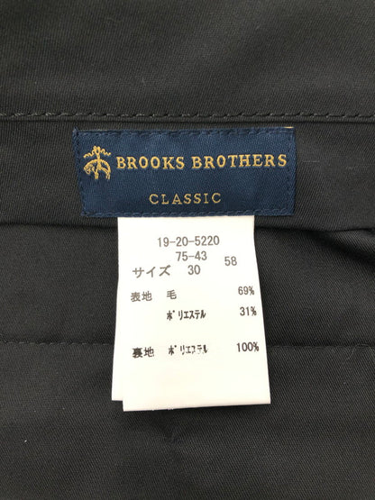 【中古品】【メンズ】 BROOKS BROTHERS ブルックスブラザーズ WOOL SLACKS PANTS 19-20-5220 ウール スラックス パンツ ボトムス 158-260827-rt-04-tagh サイズ：W30 カラー：ネイビー 万代Net店