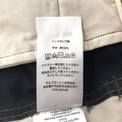 【中古品】【メンズ】 RRL ダブルアールエル RANGER POPLON CARGO PANTS NAVY カーゴパンツ ボトムス 156-260827-rt-07-tagh サイズ：30×30 カラー：ブラック 万代Net店
