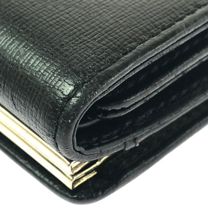 【中古品】【レディース】 VIVIENNE WESTWOOD ヴィヴィアンウエストウッド SMALL FRAME WALLET スモール フレーム ウォレット がま口 3つ折り財布 181-260908-na-15-tagh カラー：ブラック 万代Net店