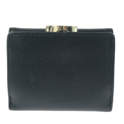 【中古品】【レディース】 VIVIENNE WESTWOOD ヴィヴィアンウエストウッド SMALL FRAME WALLET スモール フレーム ウォレット がま口 3つ折り財布 181-260908-na-15-tagh カラー：ブラック 万代Net店