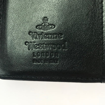 【中古品】【レディース】 VIVIENNE WESTWOOD ヴィヴィアンウエストウッド SMALL FRAME WALLET スモール フレーム ウォレット がま口 3つ折り財布 181-260908-na-15-tagh カラー：ブラック 万代Net店