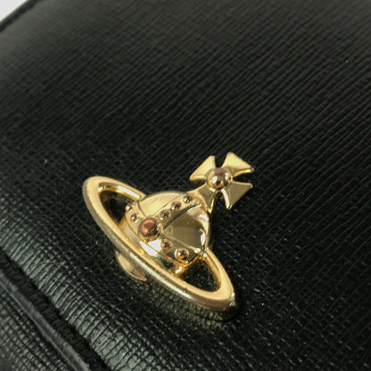 【中古品】【レディース】 VIVIENNE WESTWOOD ヴィヴィアンウエストウッド SMALL FRAME WALLET スモール フレーム ウォレット がま口 3つ折り財布 181-260908-na-15-tagh カラー：ブラック 万代Net店