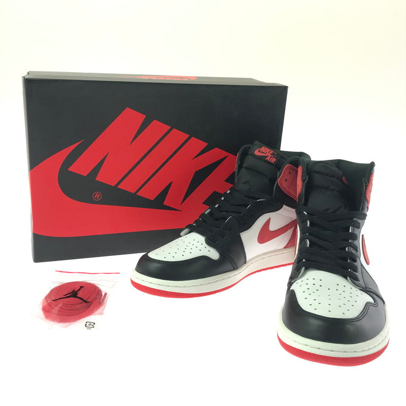 【中古品】【メンズ】 NIKE ナイキ AIR JORDAN 1 RETRO HIGH OG RED 555088-112 エア ジョーダン 1 レトロ ハイ スニーカー 靴 160-260830-rt-01-tagh サイズ：28.5cm US10.5 カラー：SUMMIT WHITE/TRACK RED-BLACK 万代Net店