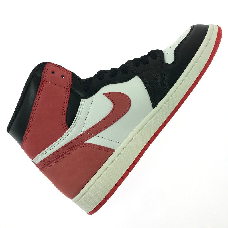 【中古品】【メンズ】 NIKE ナイキ AIR JORDAN 1 RETRO HIGH OG RED 555088-112 エア ジョーダン 1 レトロ ハイ スニーカー 靴 160-260830-rt-01-tagh サイズ：28.5cm US10.5 カラー：SUMMIT WHITE/TRACK RED-BLACK 万代Net店