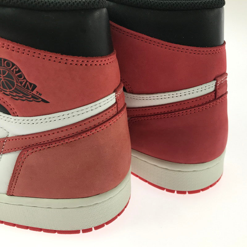 【中古品】【メンズ】 NIKE ナイキ AIR JORDAN 1 RETRO HIGH OG RED 555088-112 エア ジョーダン 1 レトロ ハイ スニーカー 靴 160-260830-rt-01-tagh サイズ：28.5cm US10.5 カラー：SUMMIT WHITE/TRACK RED-BLACK 万代Net店