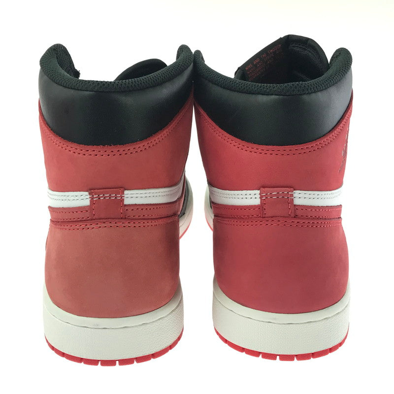 【中古品】【メンズ】 NIKE ナイキ AIR JORDAN 1 RETRO HIGH OG RED 555088-112 エア ジョーダン 1 レトロ ハイ スニーカー 靴 160-260830-rt-01-tagh サイズ：28.5cm US10.5 カラー：SUMMIT WHITE/TRACK RED-BLACK 万代Net店