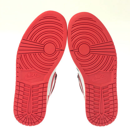 【中古品】【メンズ】 NIKE ナイキ AIR JORDAN 1 RETRO HIGH OG RED 555088-112 エア ジョーダン 1 レトロ ハイ スニーカー 靴 160-260830-rt-01-tagh サイズ：28.5cm US10.5 カラー：SUMMIT WHITE/TRACK RED-BLACK 万代Net店