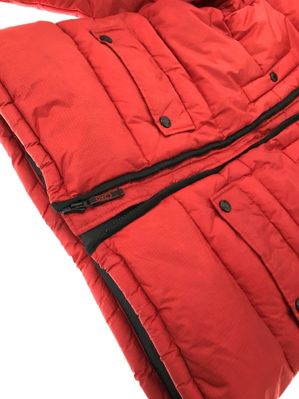 【現状渡し品】【メンズ】 DKNY ACTIVE ダナキャラン ニューヨーク 90's HOODED DOWN JACKET 90年代 フーデッド ダウンジャケット アウター 146-260826-rt-20-tagh サイズ：XS カラー：レッド 万代Net店