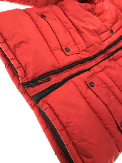 【現状渡し品】【メンズ】 DKNY ACTIVE ダナキャラン ニューヨーク 90's HOODED DOWN JACKET 90年代 フーデッド ダウンジャケット アウター 146-260826-rt-20-tagh サイズ：XS カラー：レッド 万代Net店
