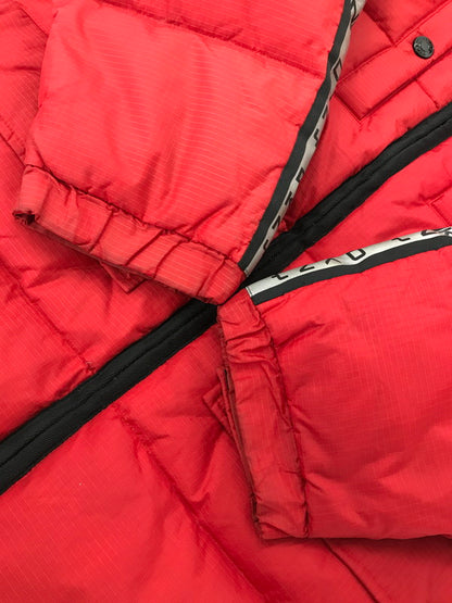 【現状渡し品】【メンズ】 DKNY ACTIVE ダナキャラン ニューヨーク 90's HOODED DOWN JACKET 90年代 フーデッド ダウンジャケット アウター 146-260826-rt-20-tagh サイズ：XS カラー：レッド 万代Net店