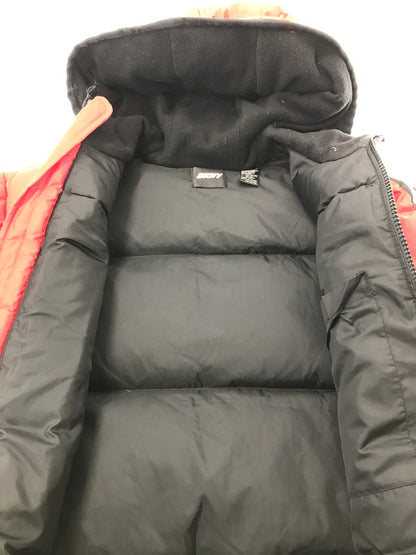 【現状渡し品】【メンズ】 DKNY ACTIVE ダナキャラン ニューヨーク 90's HOODED DOWN JACKET 90年代 フーデッド ダウンジャケット アウター 146-260826-rt-20-tagh サイズ：XS カラー：レッド 万代Net店