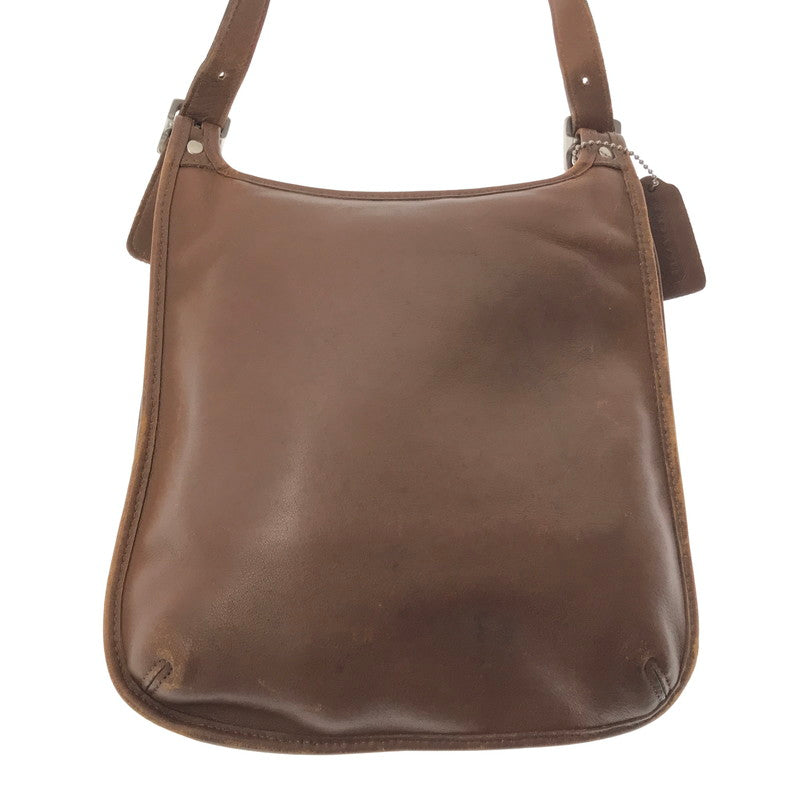 【現状渡し品】【レディース】 OLD COACH オールド コーチ 9135 LEATHER SHOULDER BAG "BROWN" カバン 180-261014-na-24-tagh カラー：ブラウン 万代Net店