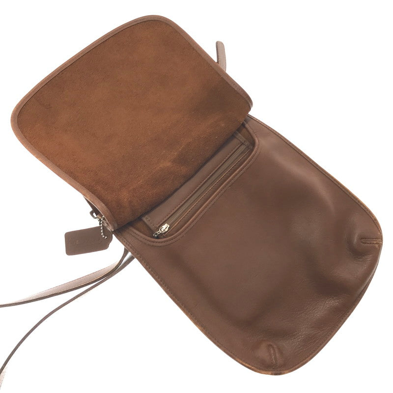 【現状渡し品】【レディース】 OLD COACH オールド コーチ 9135 LEATHER SHOULDER BAG "BROWN" カバン 180-261014-na-24-tagh カラー：ブラウン 万代Net店