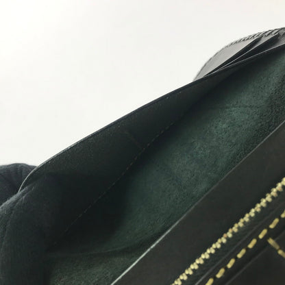 【現状渡し品】【メンズ】 SAAD サード LEATHER LONG WALLET クロコ型押し レザー ロングウォレット 長財布 200-260908-na-19-tagh カラー：ブラック 万代Net店