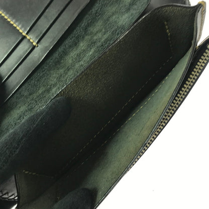 【現状渡し品】【メンズ】 SAAD サード LEATHER LONG WALLET クロコ型押し レザー ロングウォレット 長財布 200-260908-na-19-tagh カラー：ブラック 万代Net店