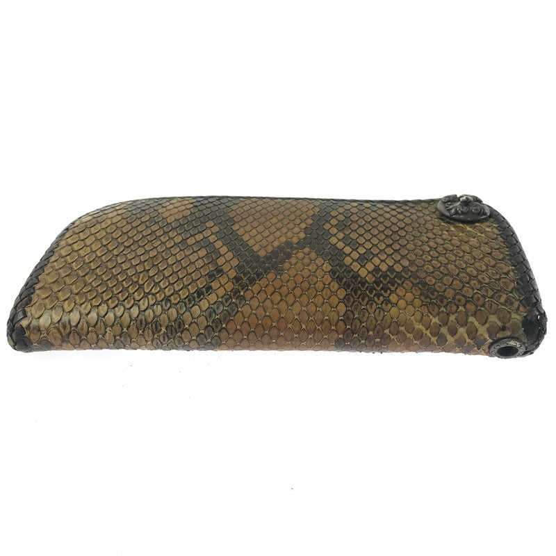 【現状渡し品】【メンズ】 SAAD サード LEATHER LONG WALLET コンチョ付き レザー ロングウォレット 長財布 200-260908-na-18-tagh カラー：ブラウン系 万代Net店