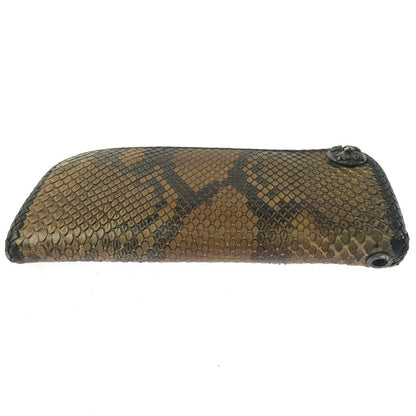 【現状渡し品】【メンズ】 SAAD サード LEATHER LONG WALLET コンチョ付き レザー ロングウォレット 長財布 200-260908-na-18-tagh カラー：ブラウン系 万代Net店