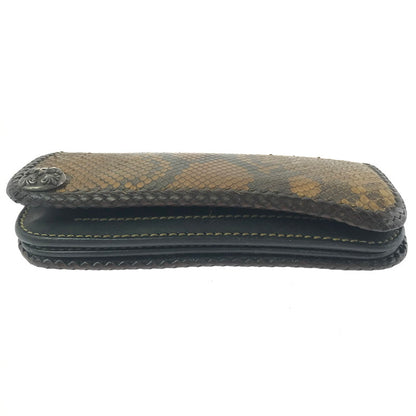 【現状渡し品】【メンズ】 SAAD サード LEATHER LONG WALLET コンチョ付き レザー ロングウォレット 長財布 200-260908-na-18-tagh カラー：ブラウン系 万代Net店