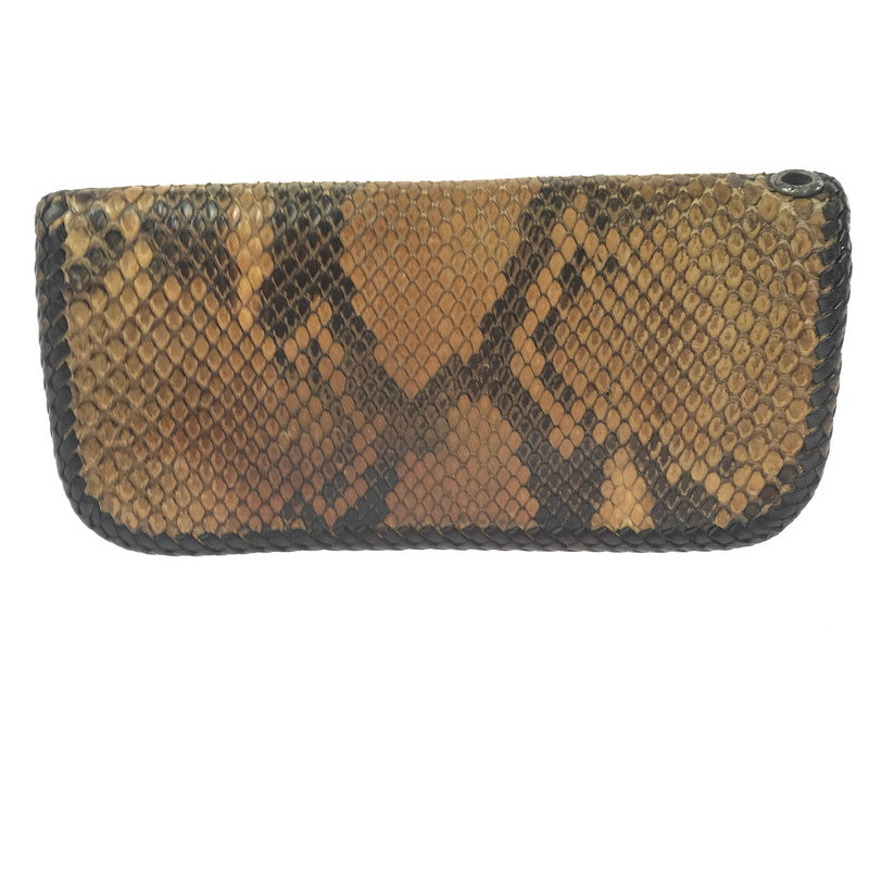 【現状渡し品】【メンズ】 SAAD サード LEATHER LONG WALLET コンチョ付き レザー ロングウォレット 長財布 200-260908-na-18-tagh カラー：ブラウン系 万代Net店