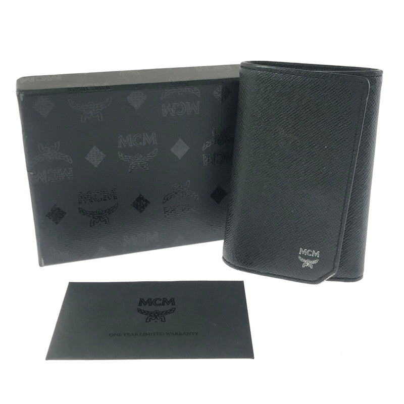 【中古品】【メンズ】 MCM エム・シー・エム 4 HOOK KEY CASE MXK6SLL55BK001 4連キーケース 服飾雑貨 183-260908-na-14-tagh カラー：ブラック 万代Net店