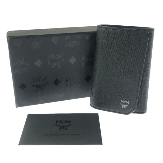 【中古品】【メンズ】 MCM エム・シー・エム 4 HOOK KEY CASE MXK6SLL55BK001 4連キーケース 服飾雑貨 183-260908-na-14-tagh カラー：ブラック 万代Net店