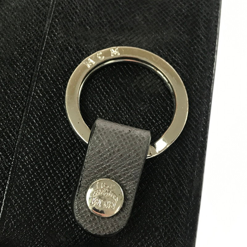 【中古品】【メンズ】 MCM エム・シー・エム 4 HOOK KEY CASE MXK6SLL55BK001 4連キーケース 服飾雑貨 183-260908-na-14-tagh カラー：ブラック 万代Net店