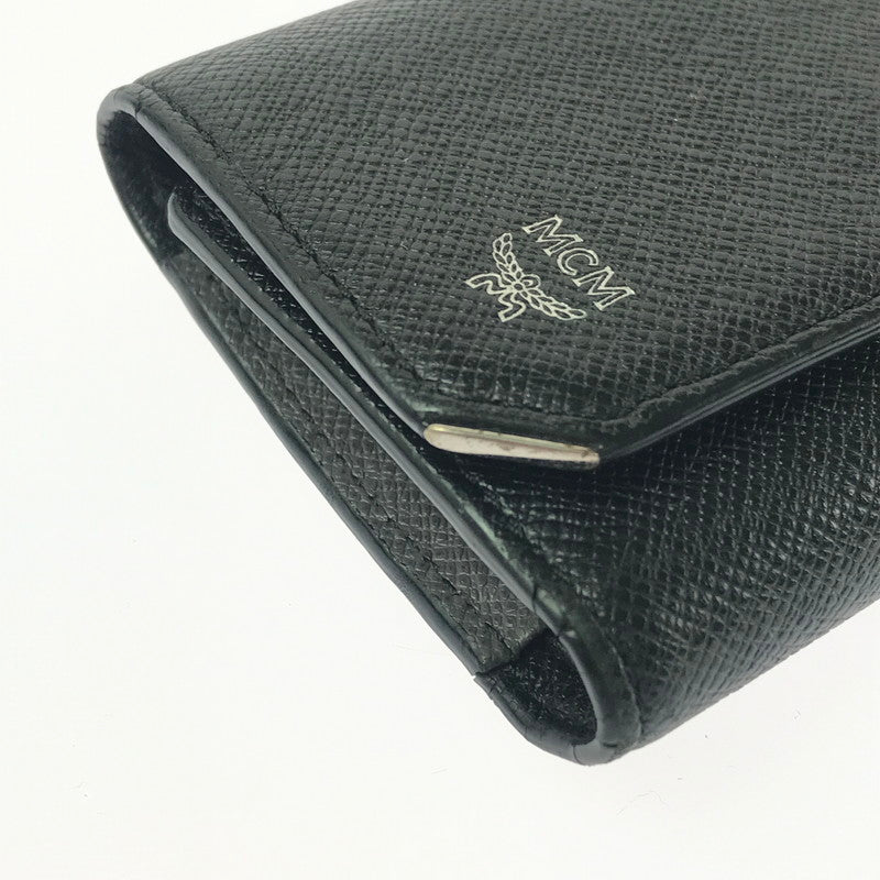 【中古品】【メンズ】 MCM エム・シー・エム 4 HOOK KEY CASE MXK6SLL55BK001 4連キーケース 服飾雑貨 183-260908-na-14-tagh カラー：ブラック 万代Net店