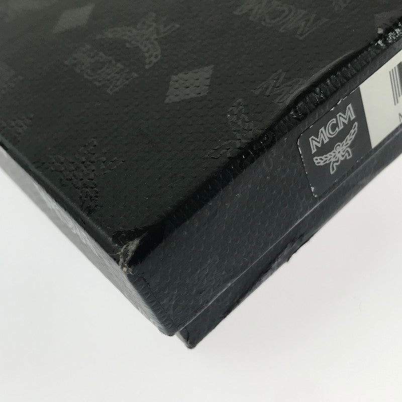 【中古品】【メンズ】 MCM エム・シー・エム 4 HOOK KEY CASE MXK6SLL55BK001 4連キーケース 服飾雑貨 183-260908-na-14-tagh カラー：ブラック 万代Net店