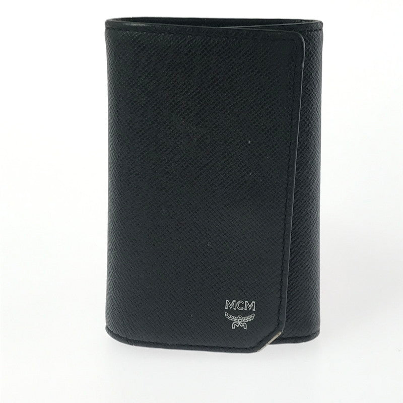 【中古品】【メンズ】 MCM エム・シー・エム 4 HOOK KEY CASE MXK6SLL55BK001 4連キーケース 服飾雑貨 183-260908-na-14-tagh カラー：ブラック 万代Net店