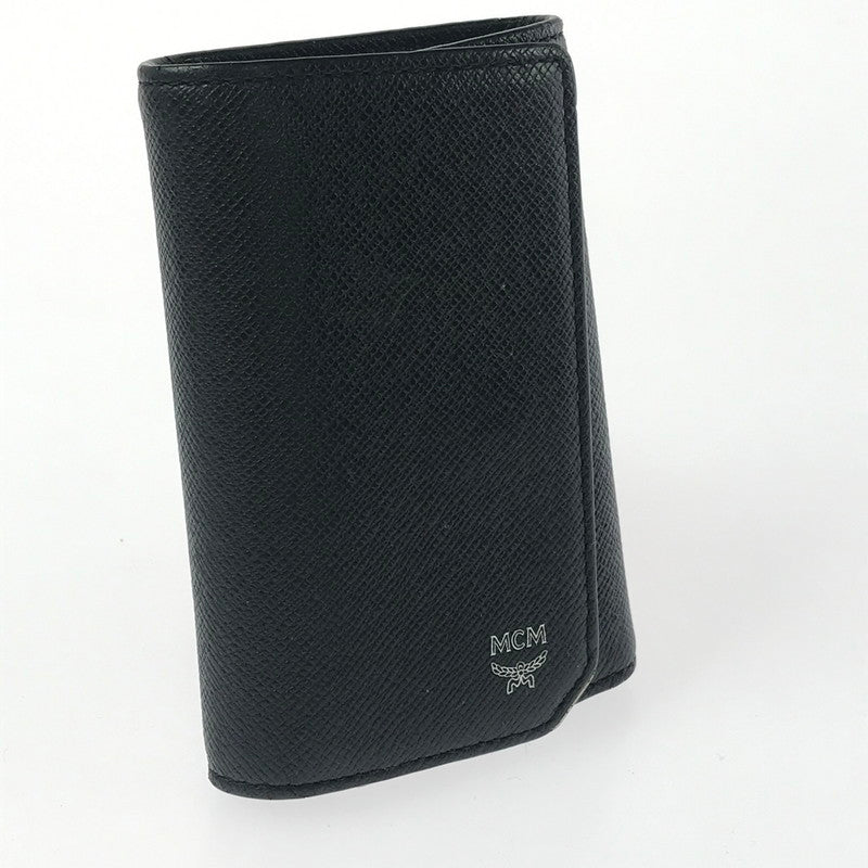 【中古品】【メンズ】 MCM エム・シー・エム 4 HOOK KEY CASE MXK6SLL55BK001 4連キーケース 服飾雑貨 183-260908-na-14-tagh カラー：ブラック 万代Net店