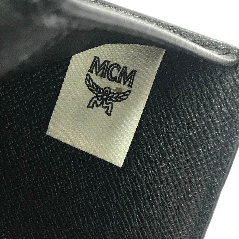 【中古品】【メンズ】 MCM エム・シー・エム 4 HOOK KEY CASE MXK6SLL55BK001 4連キーケース 服飾雑貨 183-260908-na-14-tagh カラー：ブラック 万代Net店