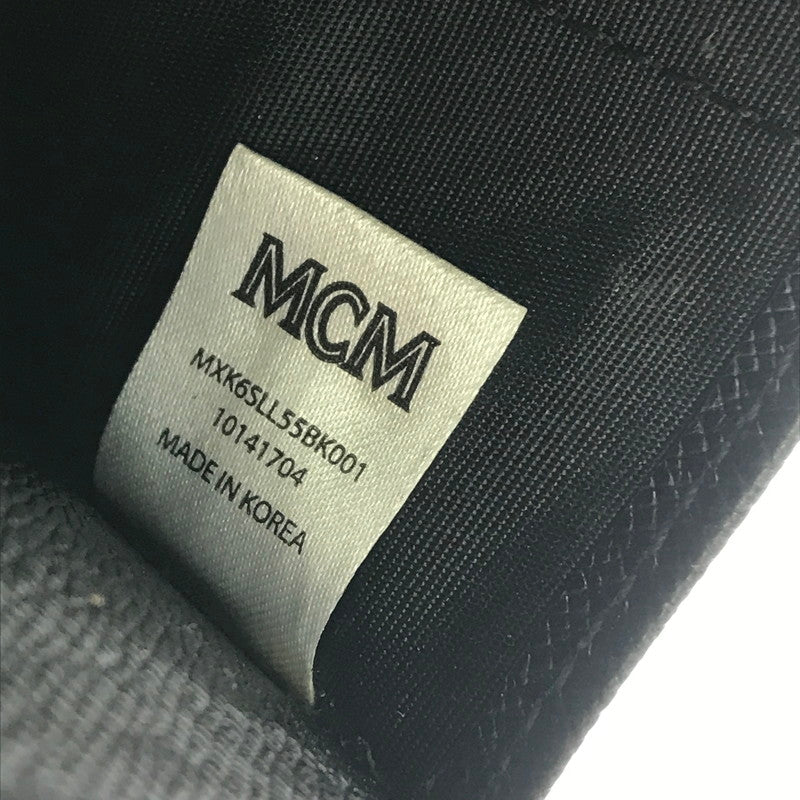【中古品】【メンズ】 MCM エム・シー・エム 4 HOOK KEY CASE MXK6SLL55BK001 4連キーケース 服飾雑貨 183-260908-na-14-tagh カラー：ブラック 万代Net店
