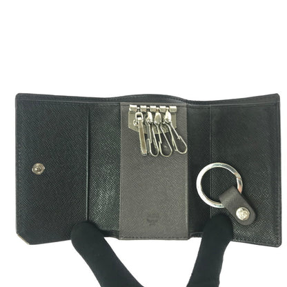 【中古品】【メンズ】 MCM エム・シー・エム 4 HOOK KEY CASE MXK6SLL55BK001 4連キーケース 服飾雑貨 183-260908-na-14-tagh カラー：ブラック 万代Net店