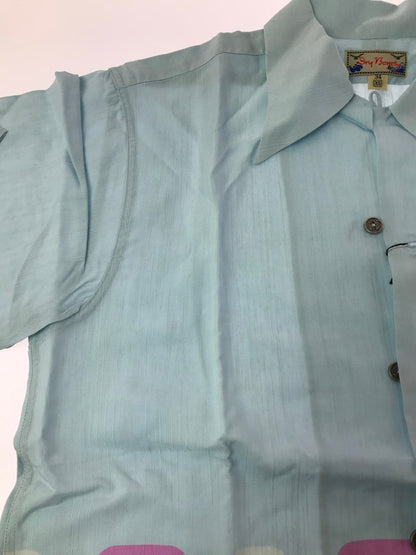 【中古品】【メンズ】 DRY BONES ドライボーンズ OPEN COLLAR SHIRT DS-950 オープンカラーシャツ 半袖シャツ 145-260920-na-04-tagh サイズ：34/XS カラー：ライトブルー 万代Net店
