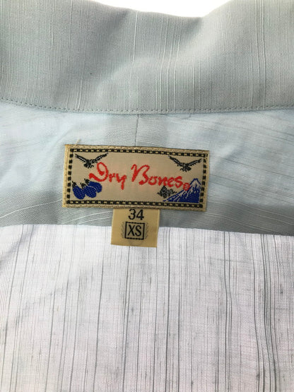 【中古品】【メンズ】 DRY BONES ドライボーンズ OPEN COLLAR SHIRT DS-950 オープンカラーシャツ 半袖シャツ 145-260920-na-04-tagh サイズ：34/XS カラー：ライトブルー 万代Net店