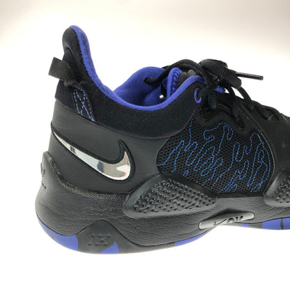 【中古品】【メンズ】 NIKE ナイキ PG 5 EP ポール ジョージ CW3146-004 スニーカー 靴 160-260901-na-17-tagh サイズ：27.5cm US 9.5 カラー：BLACK/METALLIC SILVER-LAPIS 万代Net店