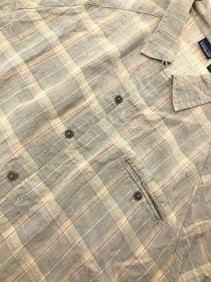 【中古品】【メンズ】 半袖シャツ 144-260826-rt-02-tagh サイズ：L カラー：グレー 万代Net店