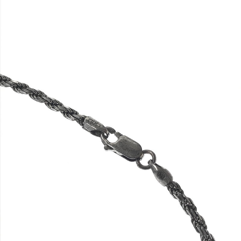 【中古品】【メンズ】 AVALANCHE アヴァランチ SV925 ROPE CHAIN NECKLACE ロープ チェーン ネックレス アクセサリー 192-260907-na-04-tagh カラー：シルバー 万代Net店