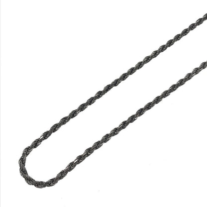 【中古品】【メンズ】 AVALANCHE アヴァランチ SV925 ROPE CHAIN NECKLACE ロープ チェーン ネックレス アクセサリー 192-260907-na-04-tagh カラー：シルバー 万代Net店