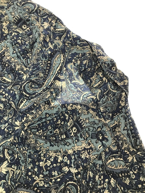 【中古品】【メンズ】 POLO BY RALPH LAUREN ポロ バイ ラルフローレン 90's S/S SILK OPEN COLLOR SHIRT シルクオープン カラー シャツ トップス 146-260826-rt-04-tagh サイズ：L カラー：グリーン 万代Net店